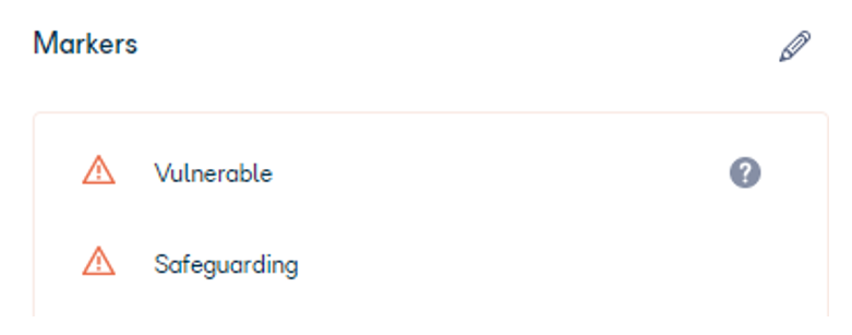 Marker tooltip showing the description added in Settings