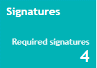 Signatures tile