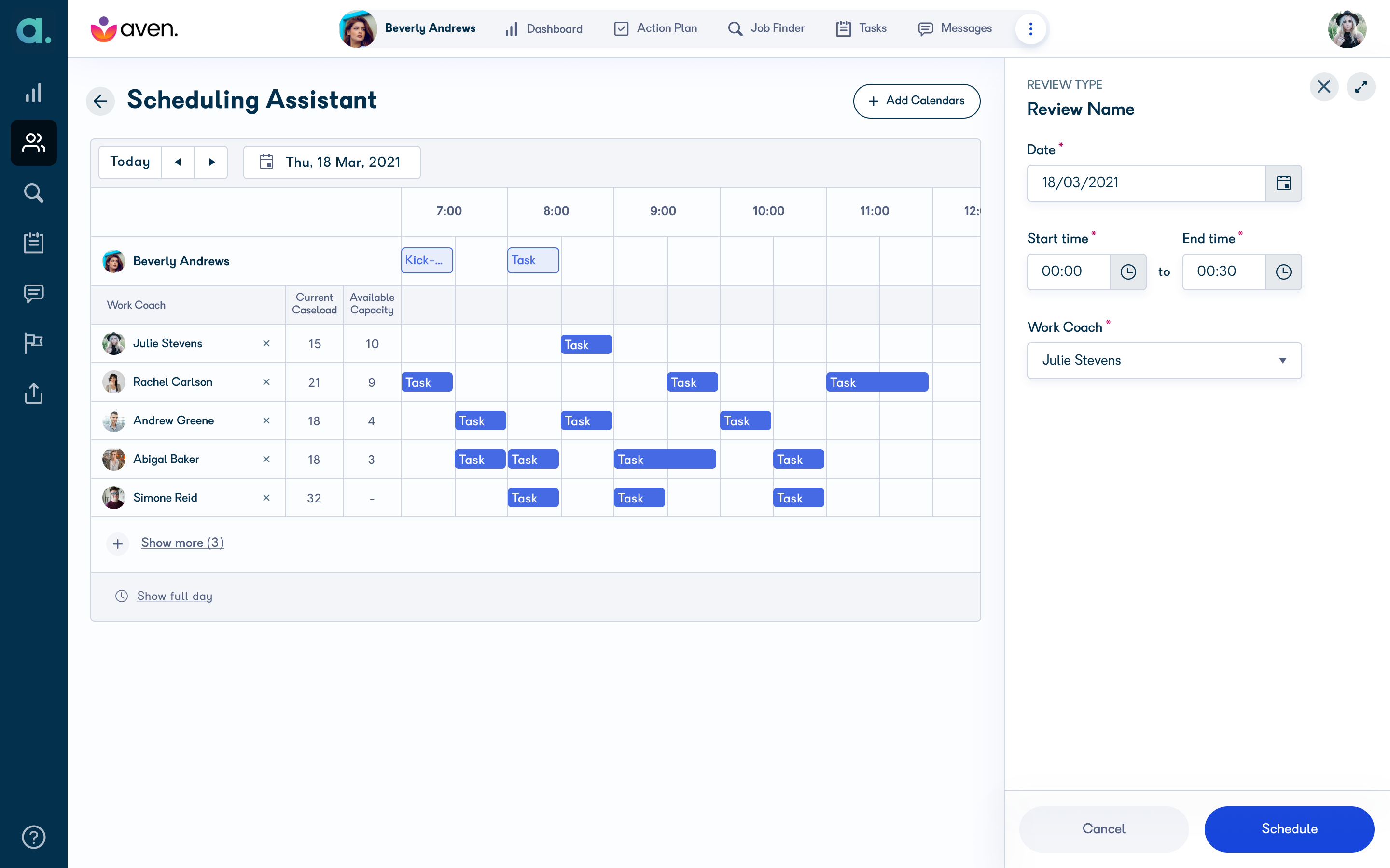 Scheduling assistant Aptem Help Centre