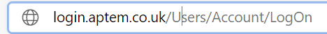 Aptem login URL