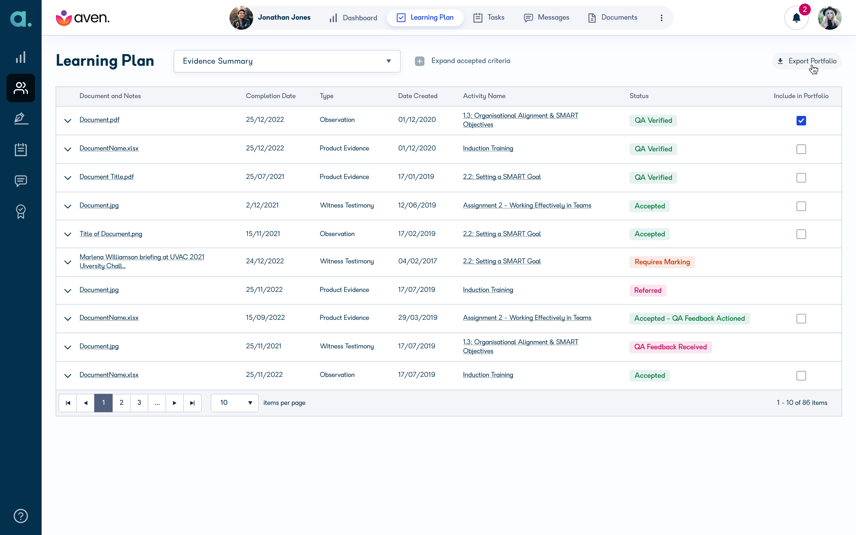 APTEM-868__Admin__EvidenceSummary-ExportPortfolio_04.png